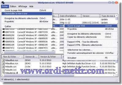 Nirsoft WinUpdatesView 1.20 Download