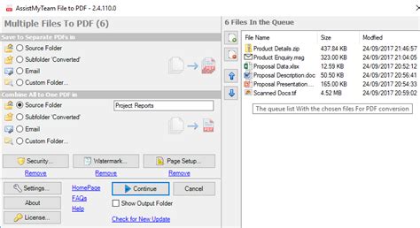 AssistMyTeam AnyFile to PDF